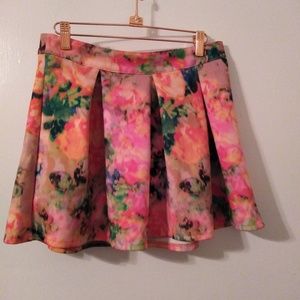 Tie dye skater skirt